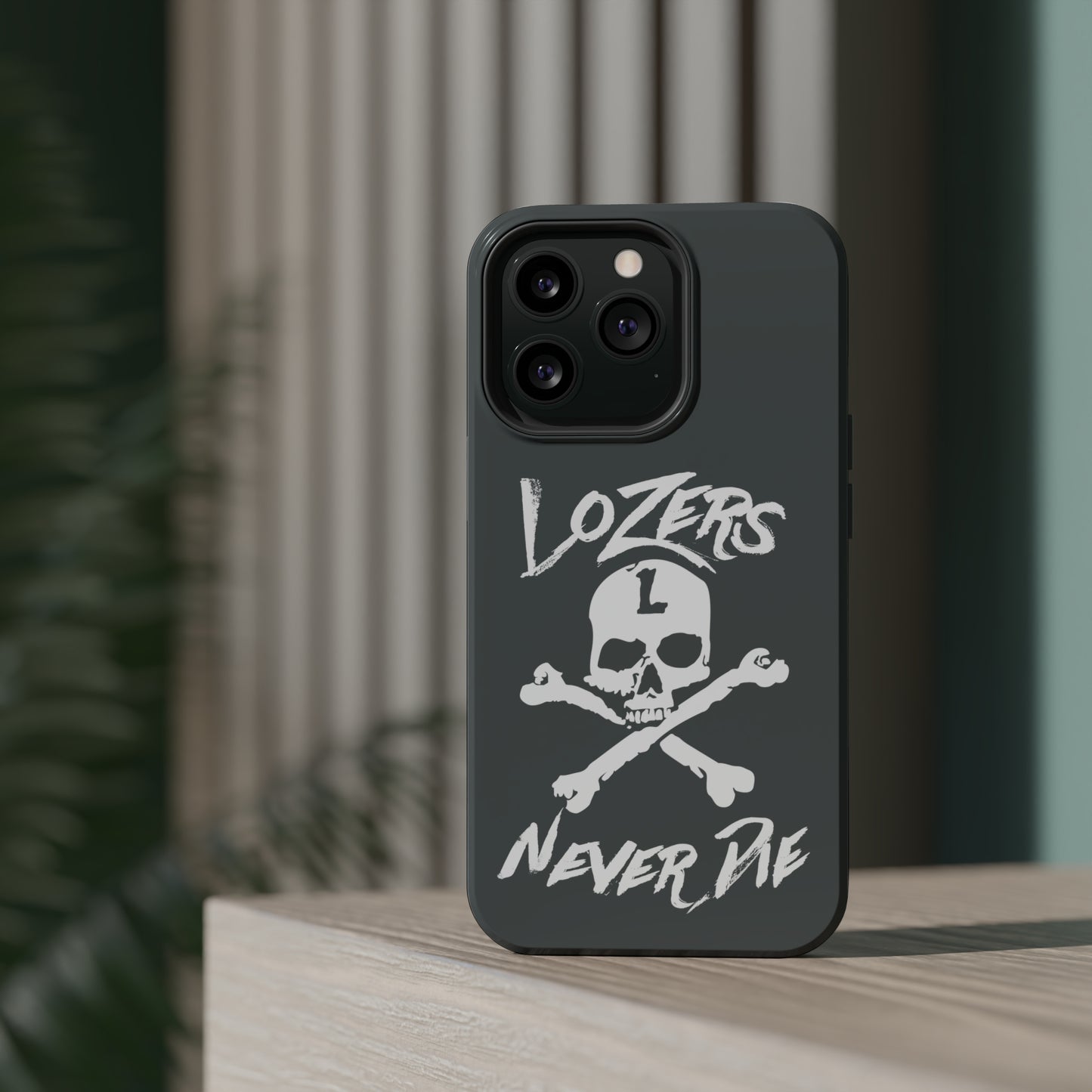 "Tough" LoZer iPhone MagSafe Case (Grey)