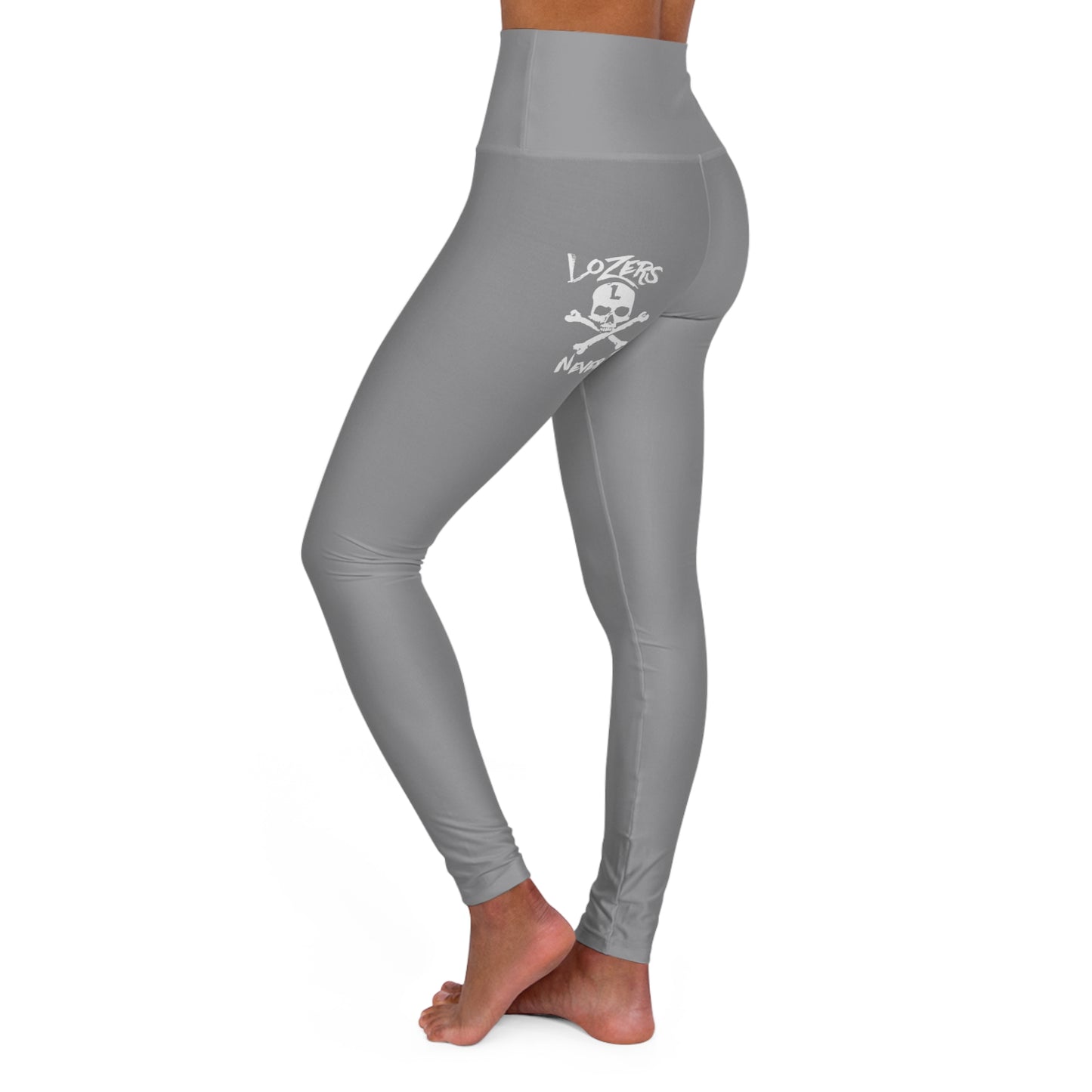 LoZers Grey High Waisted Yoga Pants