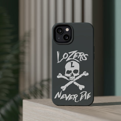 "Tough" LoZer iPhone MagSafe Case (Grey)
