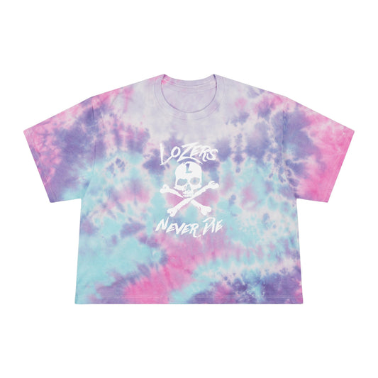 "Groovy Baby" Women's Tie-Dye Crop Tee