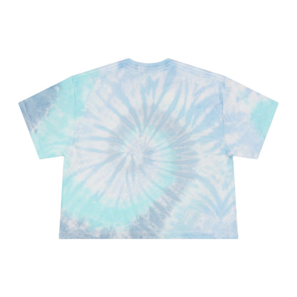 "Groovy Baby" Women's Tie-Dye Crop Tee