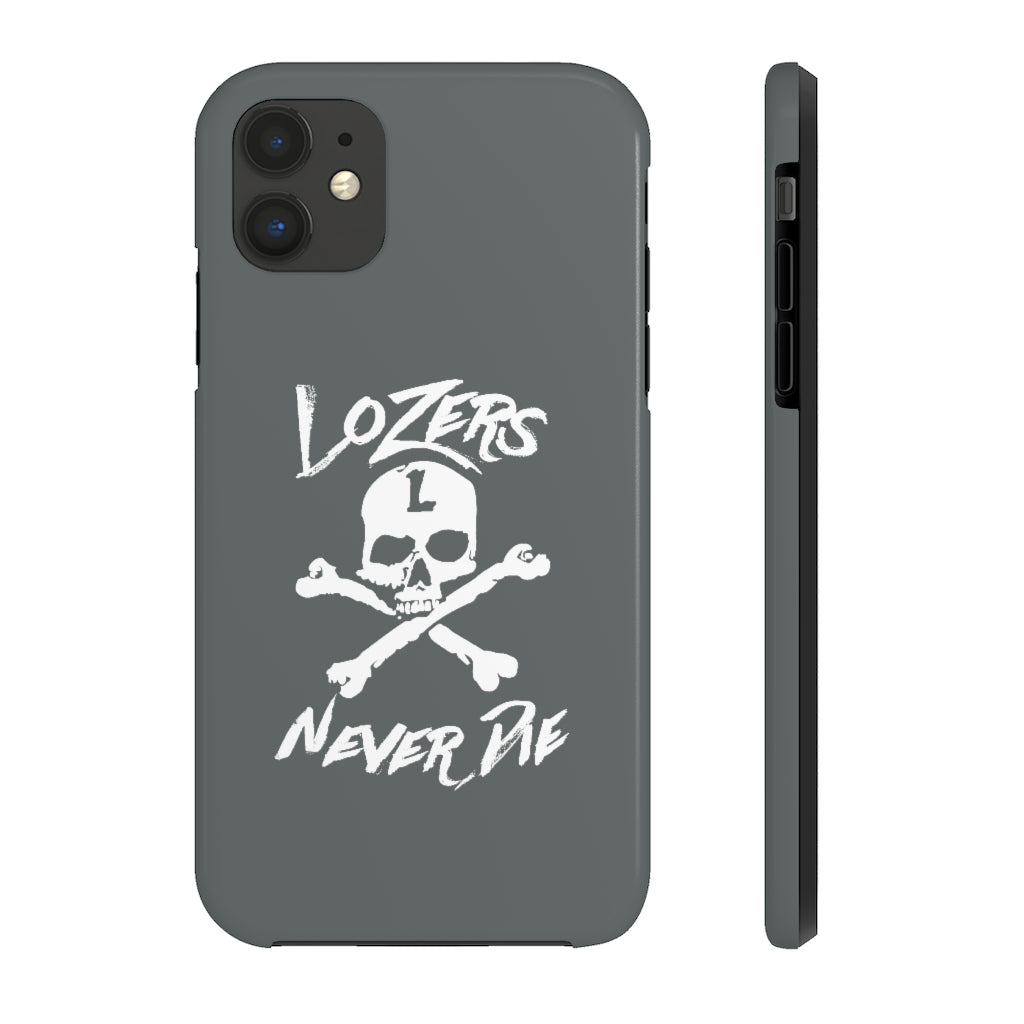 "Tough" LoZer iPhone Case (grey)