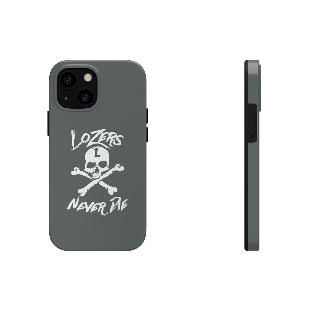 "Tough" LoZer iPhone Case (grey)