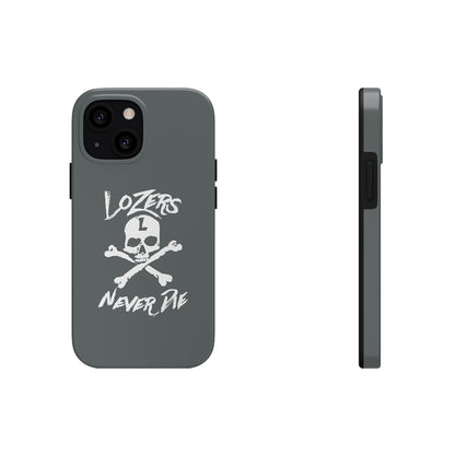 "Tough" LoZer iPhone Case (grey)