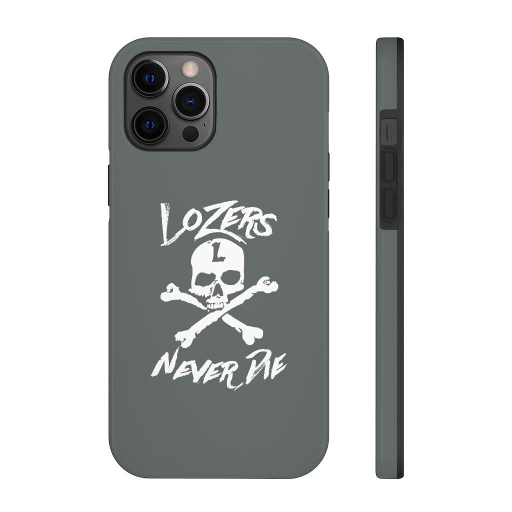 "Tough" LoZer iPhone Case (grey)