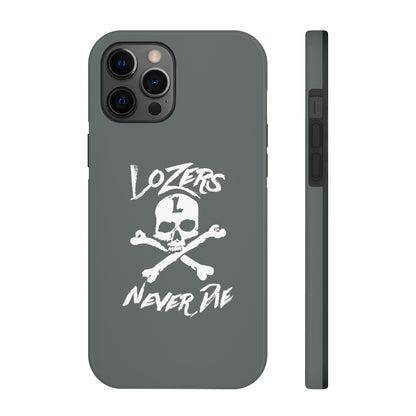 "Tough" LoZer iPhone Case (grey)