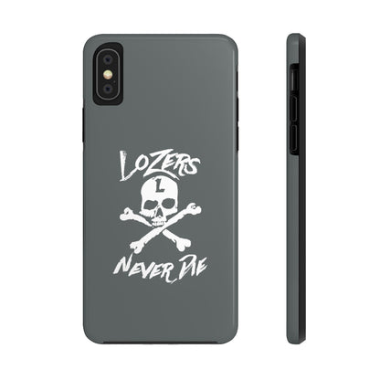 "Tough" LoZer iPhone Case (grey)