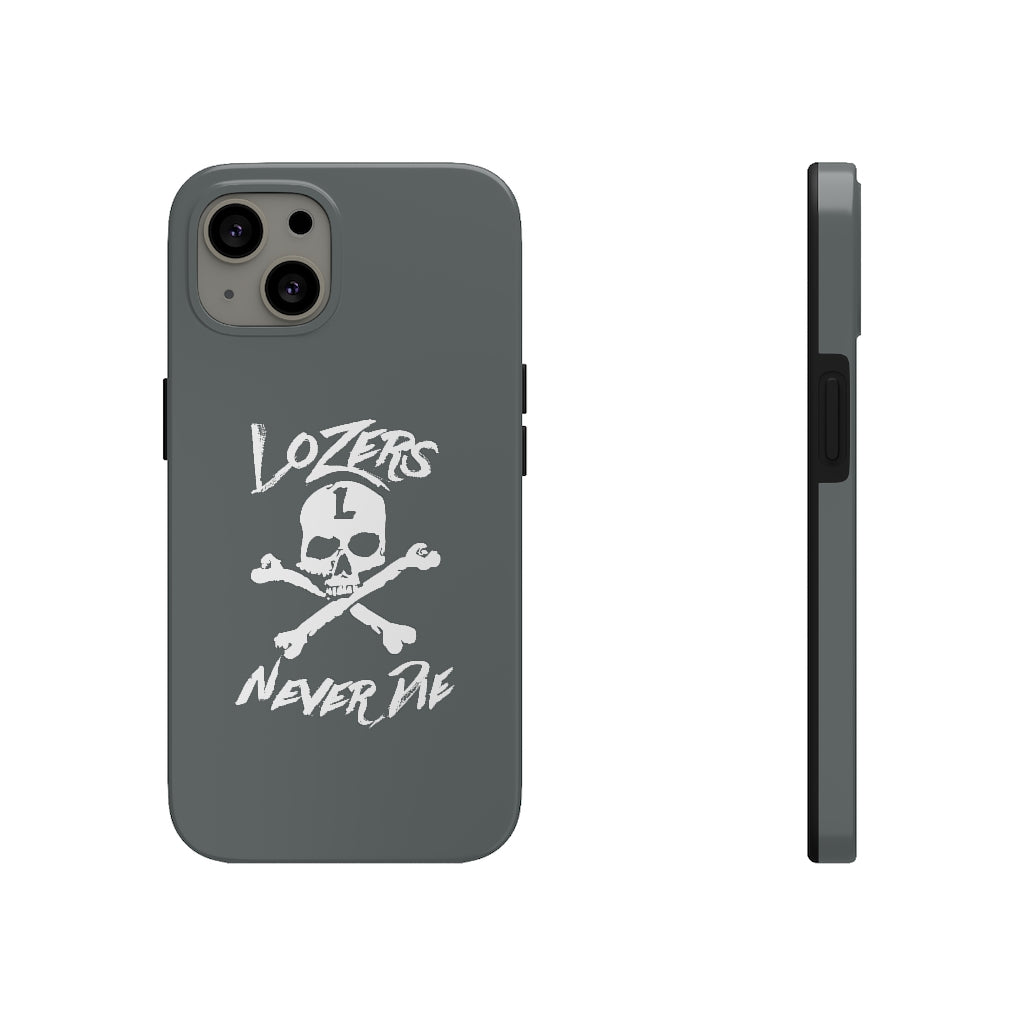 "Tough" LoZer iPhone Case (grey)