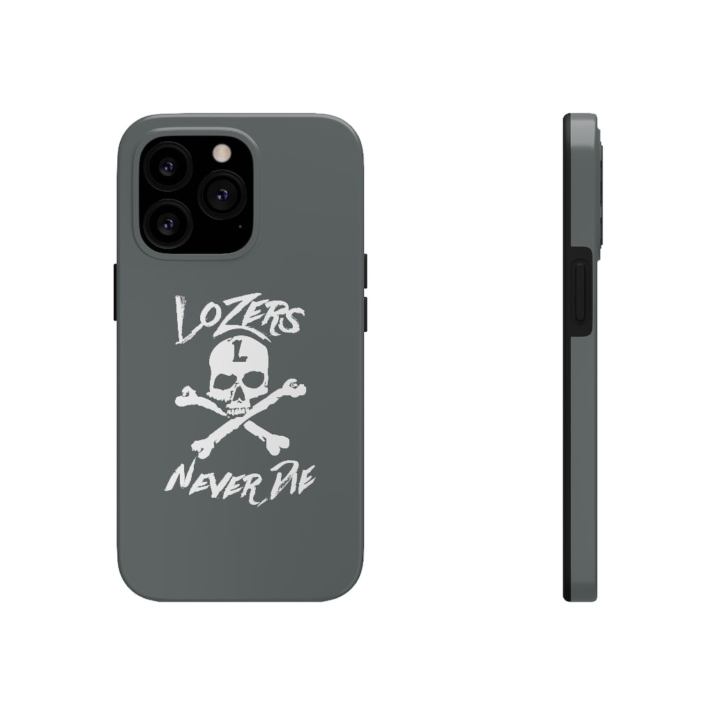 "Tough" LoZer iPhone Case (grey)