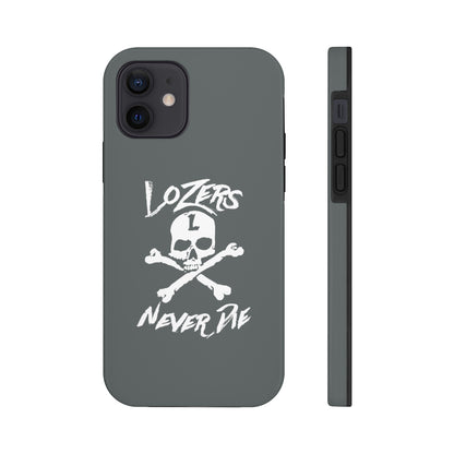 "Tough" LoZer iPhone Case (grey)