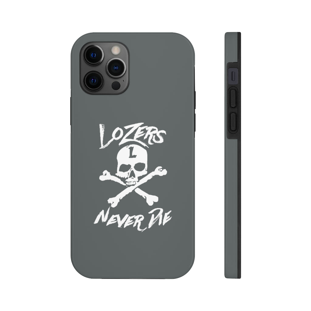 "Tough" LoZer iPhone Case (grey)