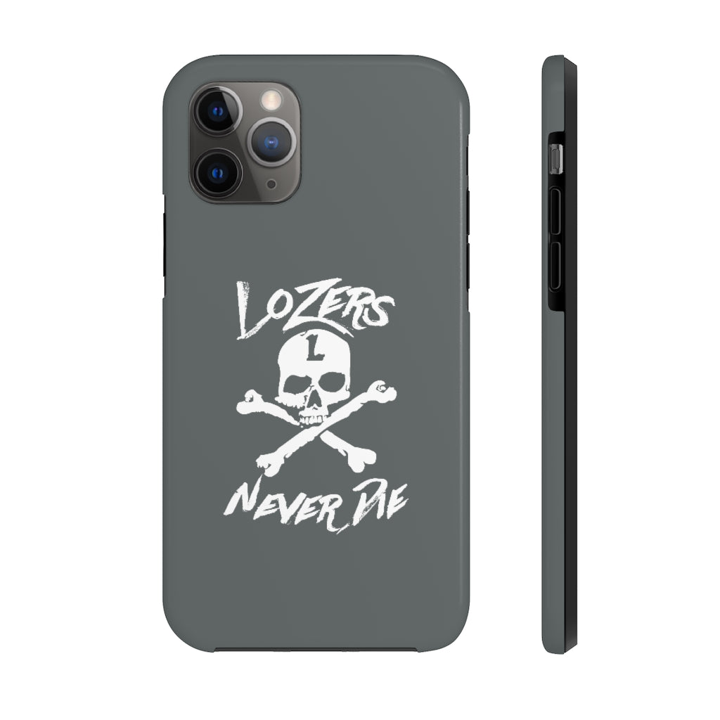 "Tough" LoZer iPhone Case (grey)