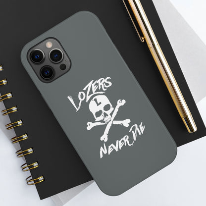 "Tough" LoZer iPhone Case (grey)